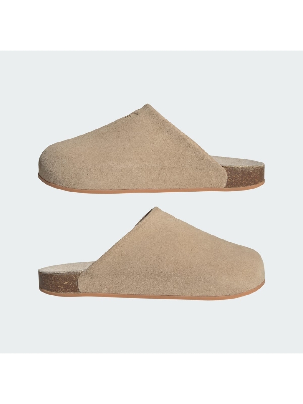 Adidas Adimule Suede Slip-On Mule — Beige Women's Slide - Picture 2 of 5
